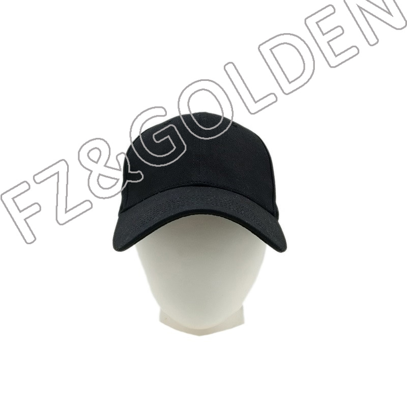 Best-Selling Promotional Cap Supplier - 
 Customized 6 panel 100% Cotton Twill Baseball Cap   - FUZHI