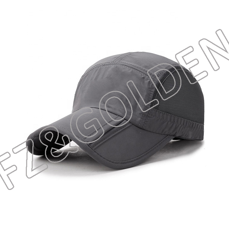 High-Quality Bike Cap Suppliers - 
 Custom own logo polo hat foldable baseball cap  - FUZHI