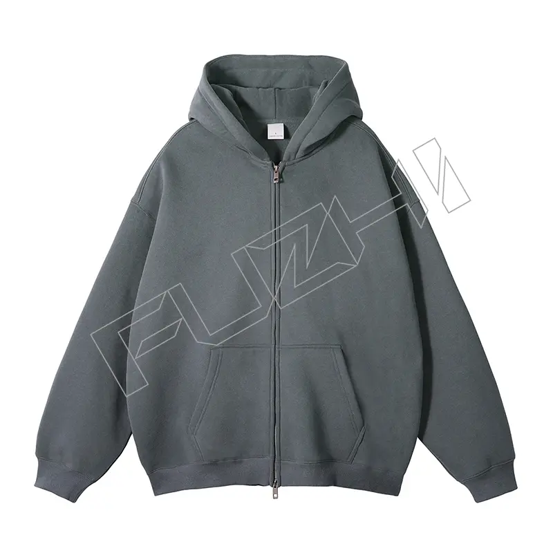 FZHP-1002 New fashion unisex sports zip hoodie & pants color zip hoodie set fleece zip hoodie & pants