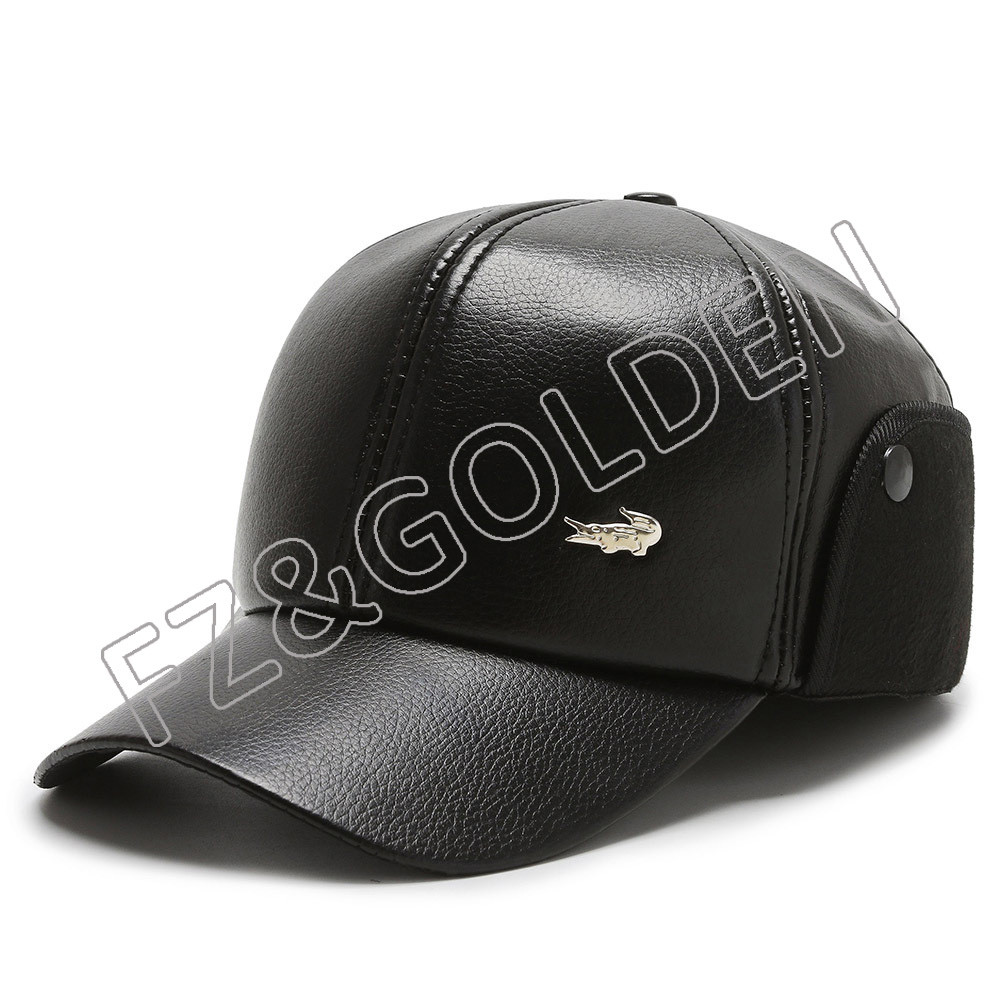 Discount Cap Custom Suppliers - 
 Winter Warm Mens Leather Winter Cap  - FUZHI