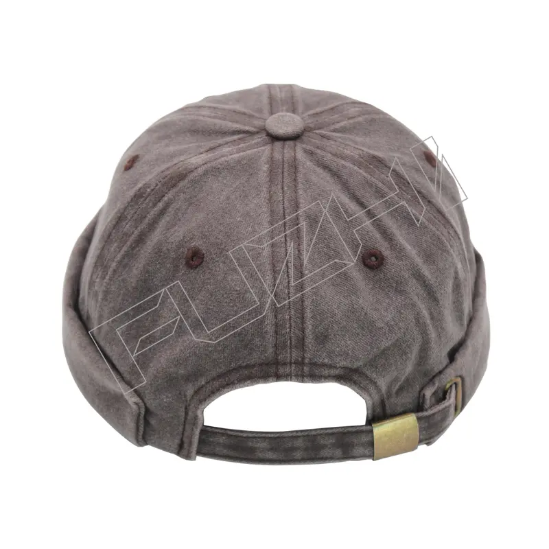 FZBC-6110 Washed vintage skull cap washed dome melon skin hat fashion soft top four seasons all landlord hat man