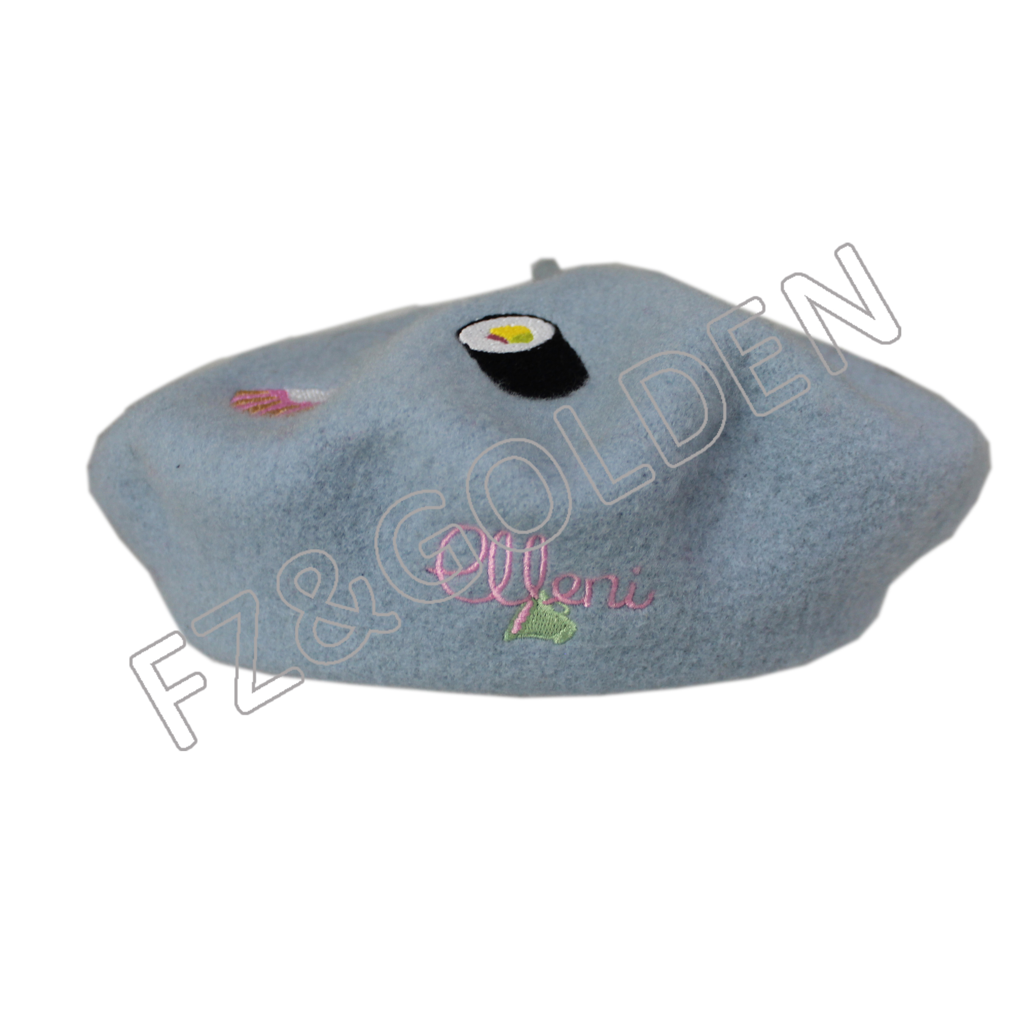 Discount Custom Baseball Cap Suppliers - 
 Winter Warm  Colorful Wool Berets  - FUZHI