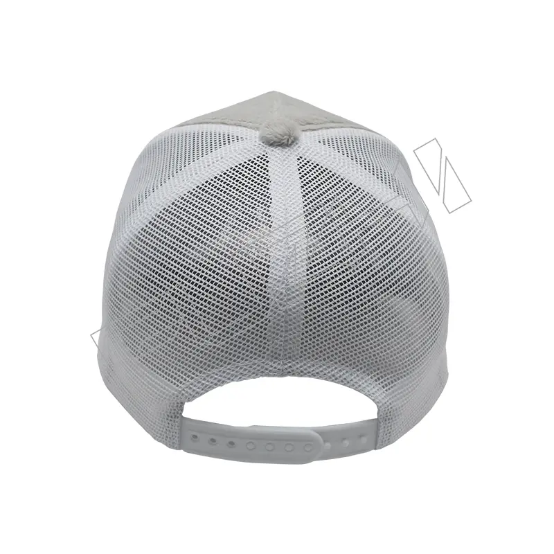 FZBC-5032 New fashion 5 panel velvet mesh trucker cap travel outdoor casual velvet cap