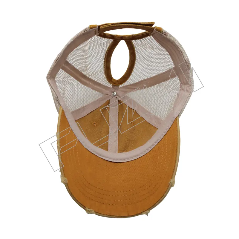 FZBC-6109 New fashion broken trucker washed vintage cap for men and women the same vintage fashion brand mesh baseball cap baseball cap wash to make old cap