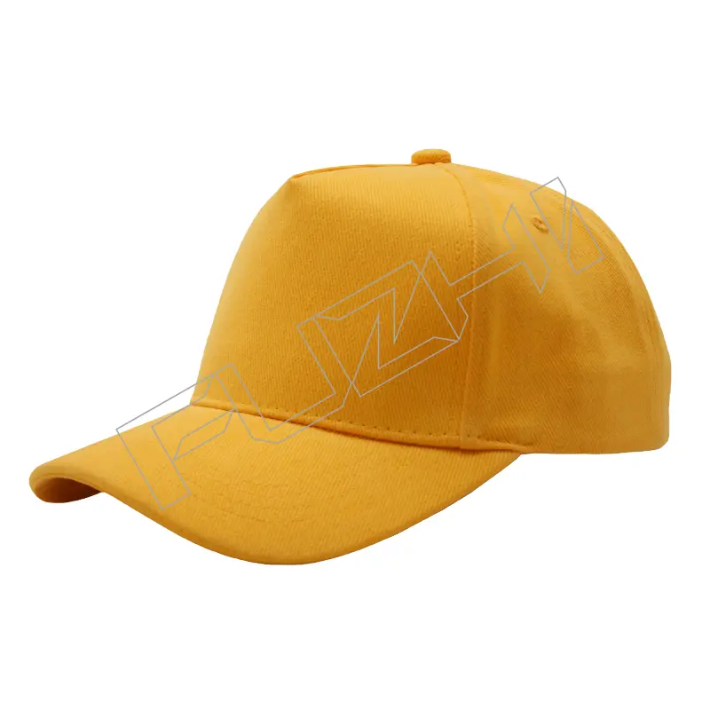 FZBC-5004 New 5 panel solid color cotton baseball cap heavy brushed cotton baseball cap men and women casual cap outdoor cap
