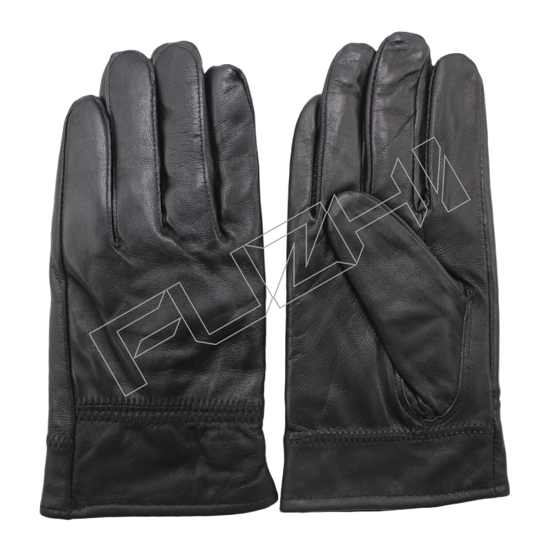 FZWG-1011 New men's and women's leather gloves with fleece thickened cold leather gloves outdoor ...
