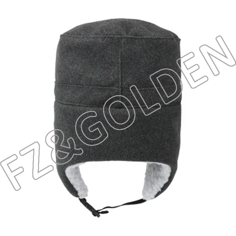 Export Reflective Winter Hat Factory - 
 New Arrival Fur Snow Warm Winter Caps Hats for Men  - FUZHI