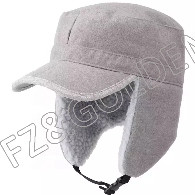 FZWH20250722-1 Hot selling soft faux fur bomber stock colors trapper mask Thickened Thermal Ear Protection warm Winter Trooper Hat