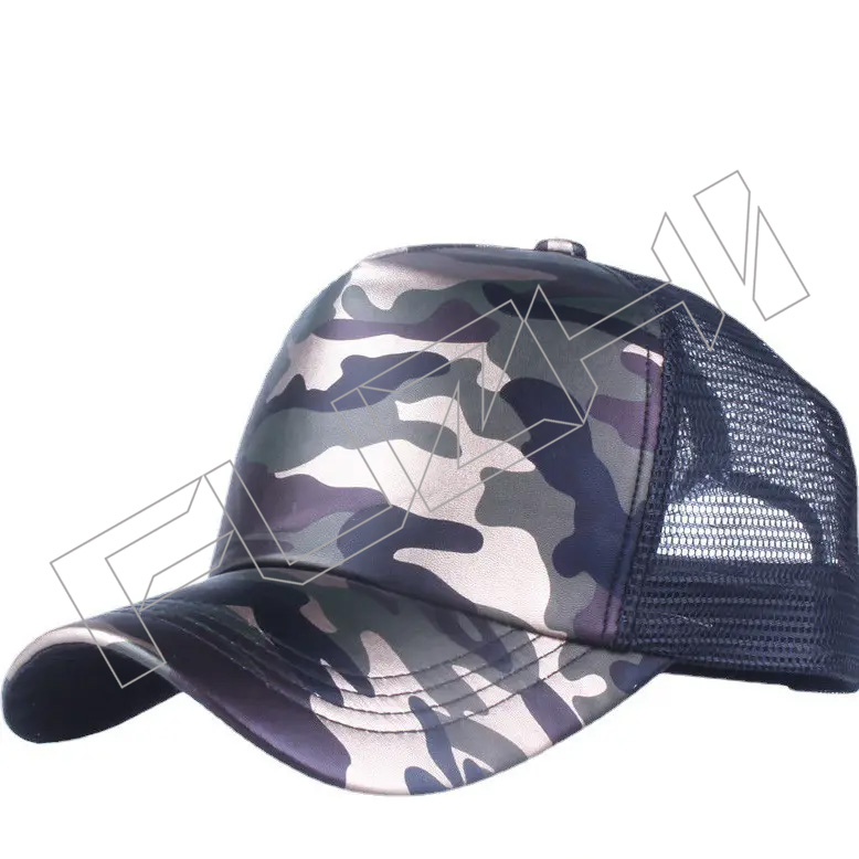 FZBC20250625 Premium Casquette Gorras 3d Logo pu High Quality Embroidery custom leather trucker hats