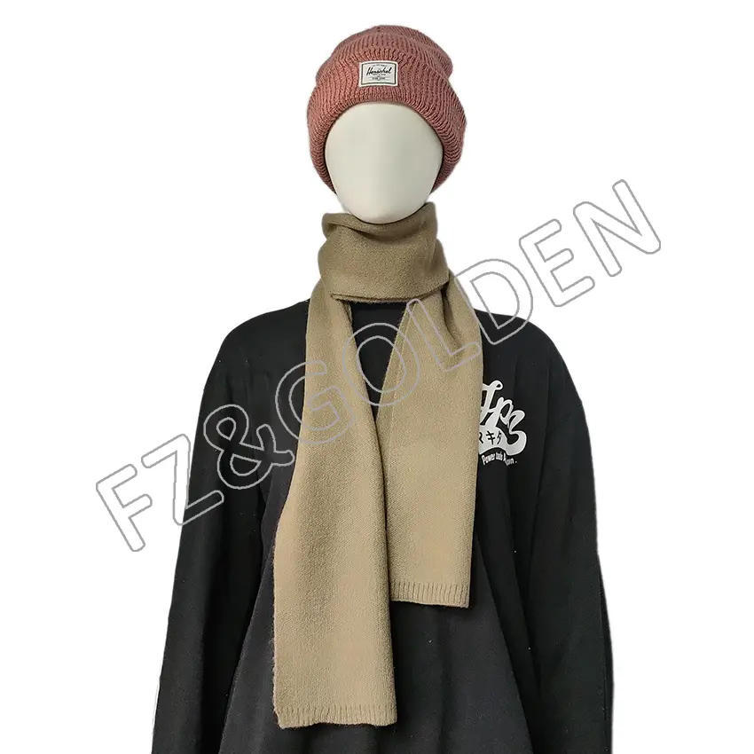 Export Scarf – 
 Woven Knitted Cashmere Long Wool Scarf  – FUZHI