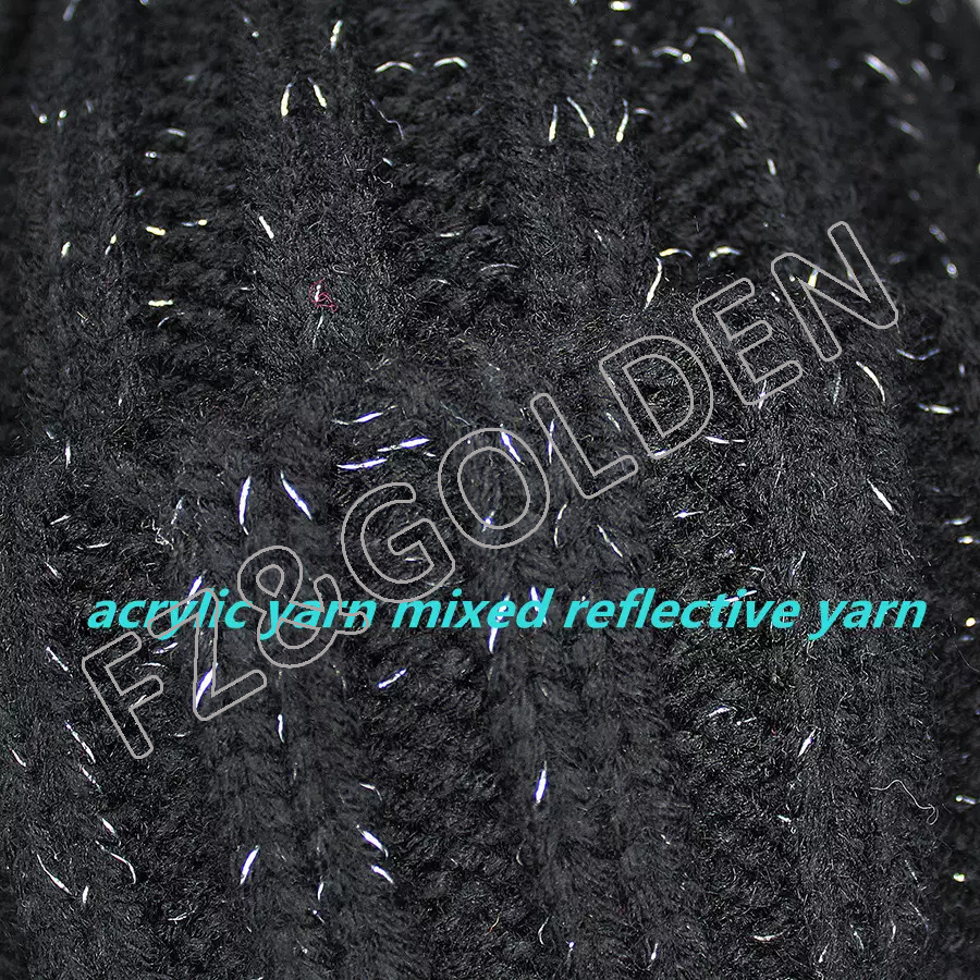 China Pom Beanie Manufacturers - 
 Visibility safe protection luxury knitted toque sports glow in dark reflective beanie hat for night  - FUZHI