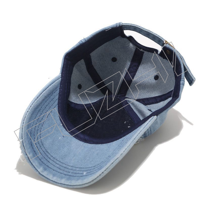 FZBC-6035 6 panel denim cap