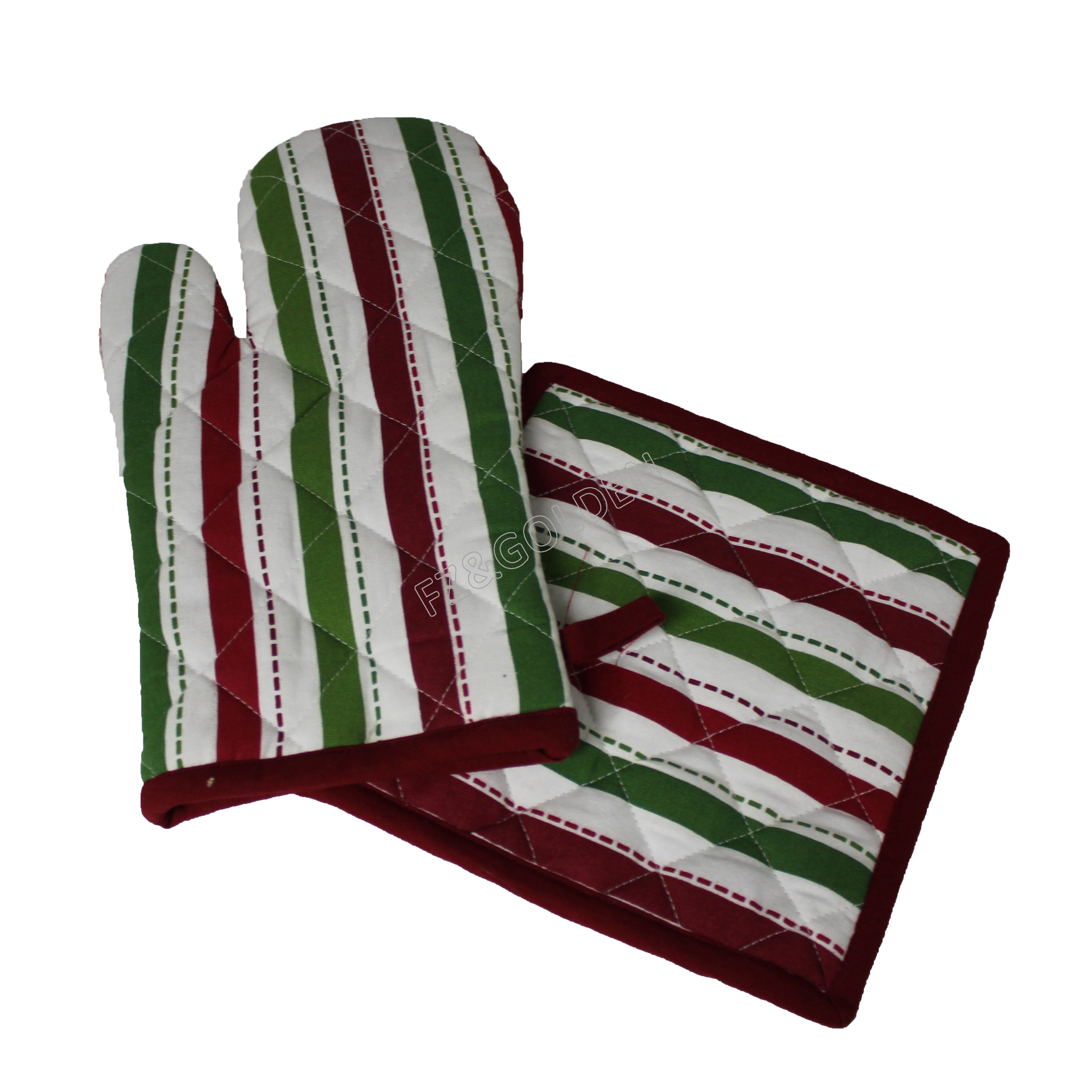 OEM/ODM Kitchen Apron Factory - 
 100% Cotton Oven Gloves & Pot Holder   - FUZHI