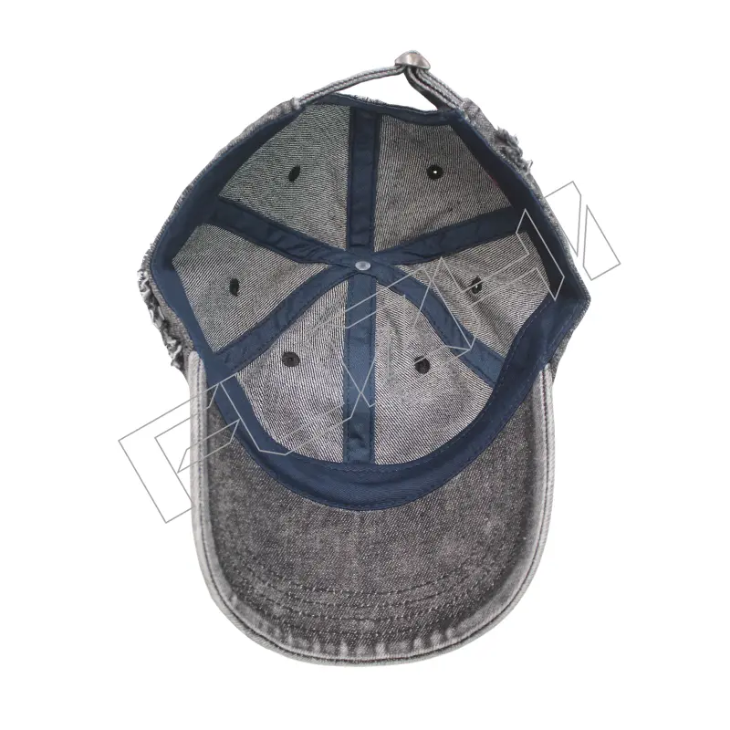FZBC-6105 Denim broken washed vintage cap hip hop baseball cap men and women with the same fashion brand couple cap