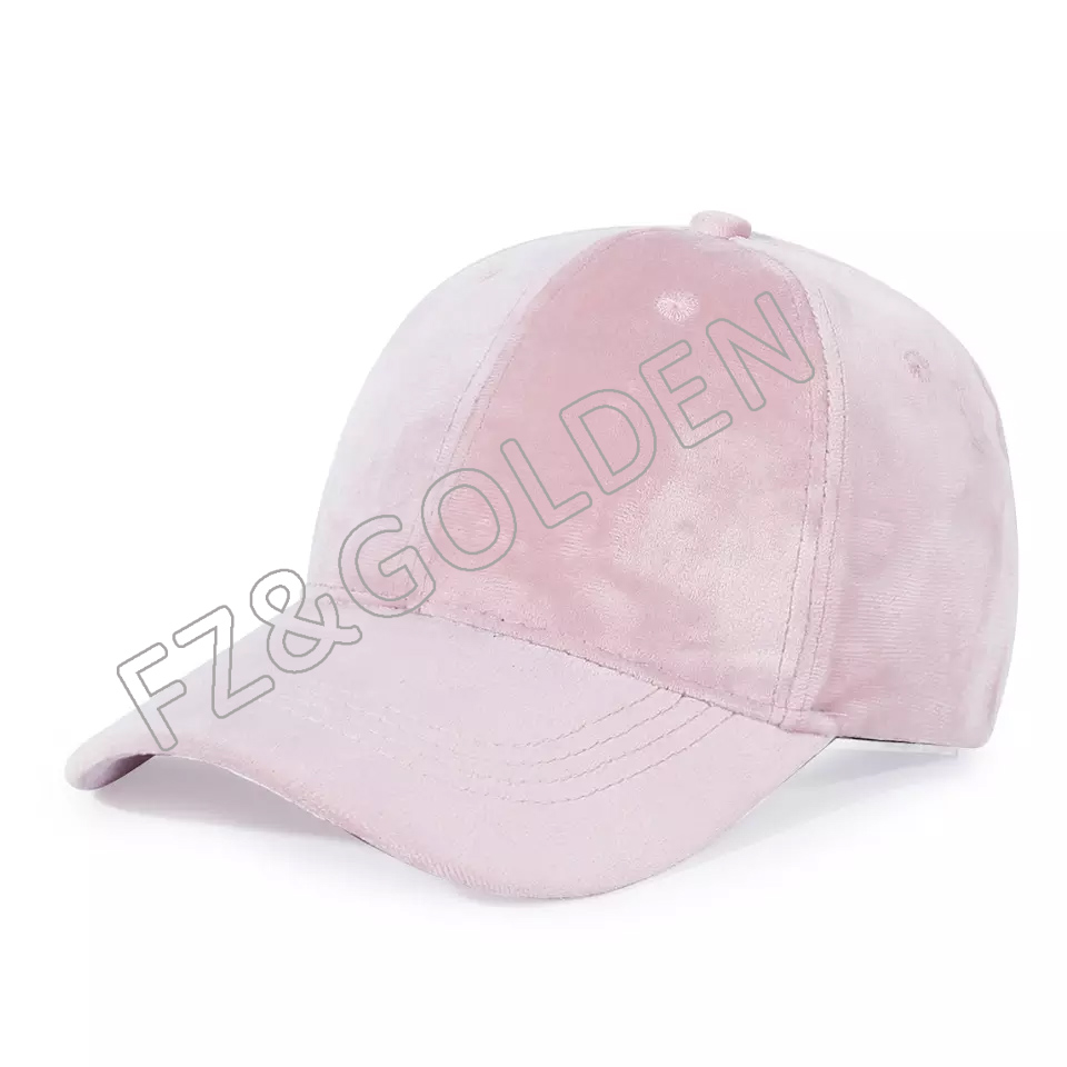 FZBC20250716-4 Custom Corduroy embroidery logo curved brim sports hat 6 panel autumn winter baseball velvet caps