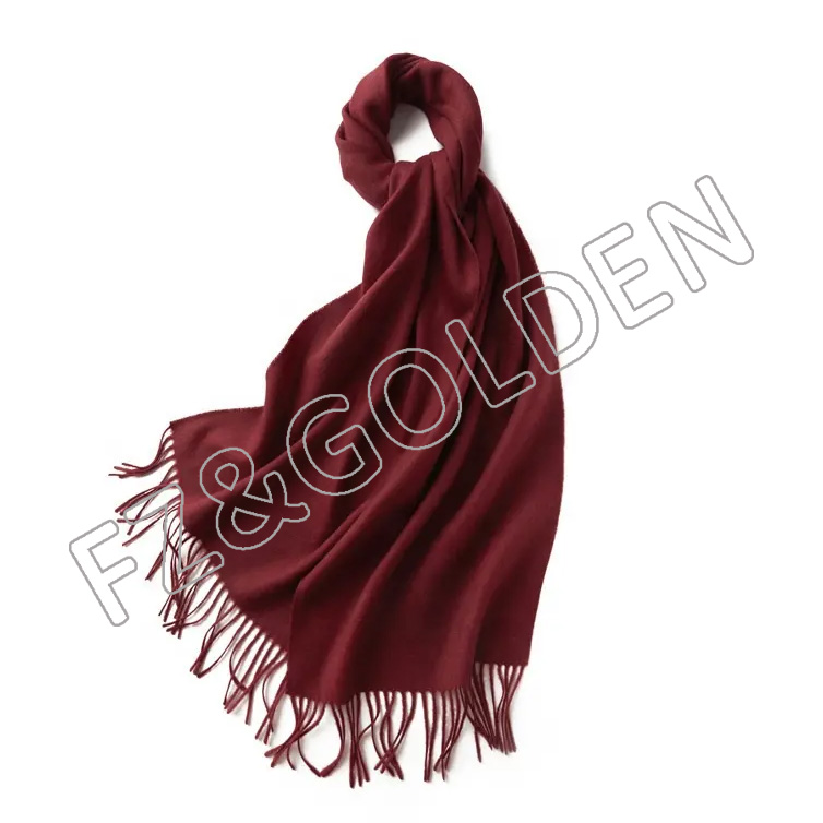 FZSC20250626 custom logo winter ladies pure 100% cashmere shawls designer luxury long tassel pash...