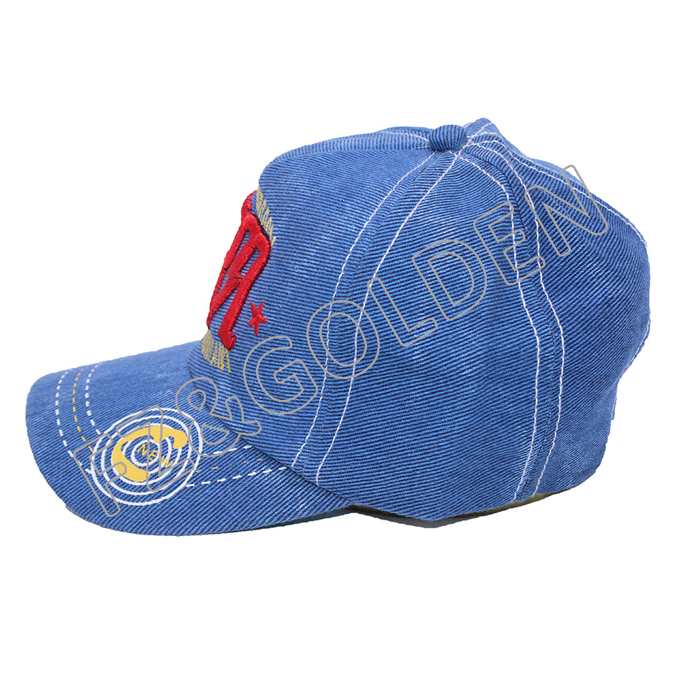 China Dad Cap Factory - 
 small size child 54cm custom black made snapback hats for kids  - FUZHI