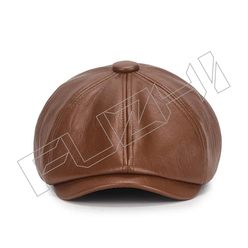 FZBH-20250625-2  Classic French Style Adjustable PU Simil Femme En Cuir Artist Painter leather be...