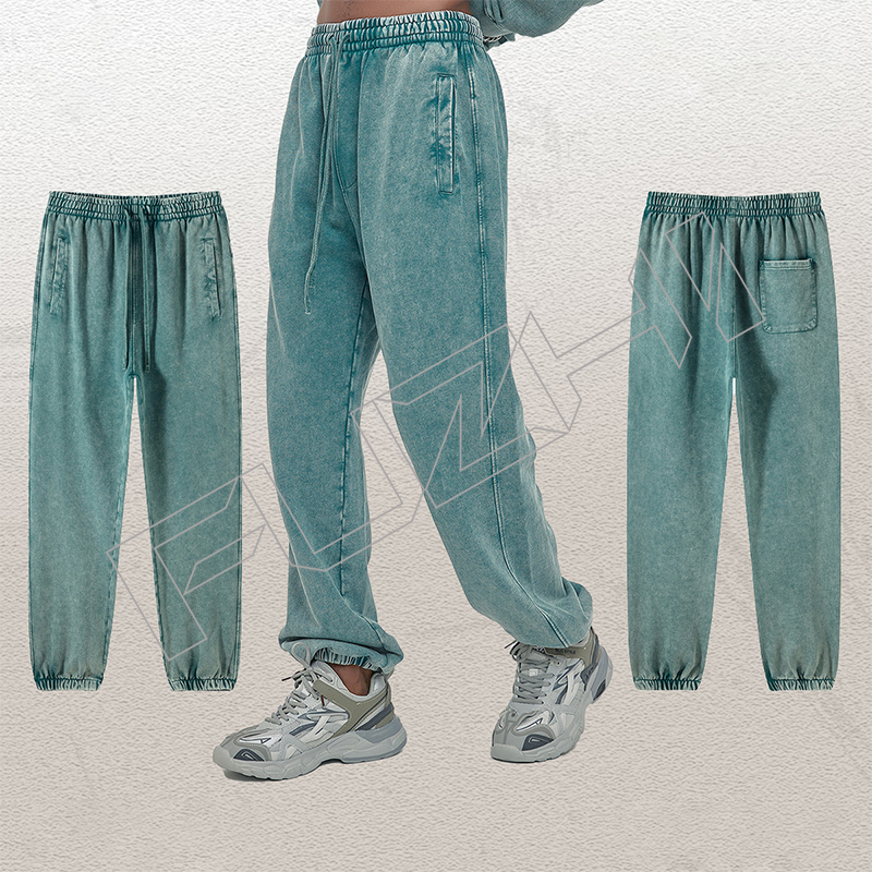 FZPA-2356 New men's and women's general fashion washed cotton casual loose pants retro sweatpants