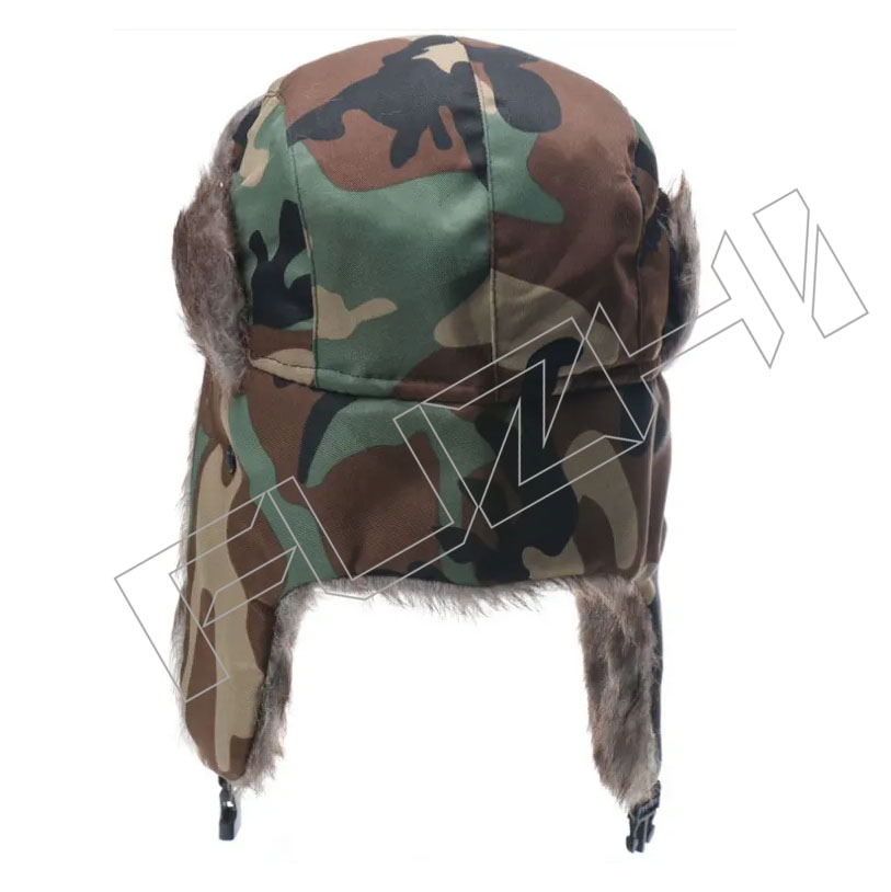 FZWH20250626-2 Russian sherpa hat soft faux fur sherpa ear flap hat cap winter ski trapper Winter Trooper Hat
