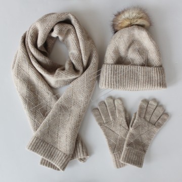 FZBH-1022 New women's winter solid color wool warm beanie...