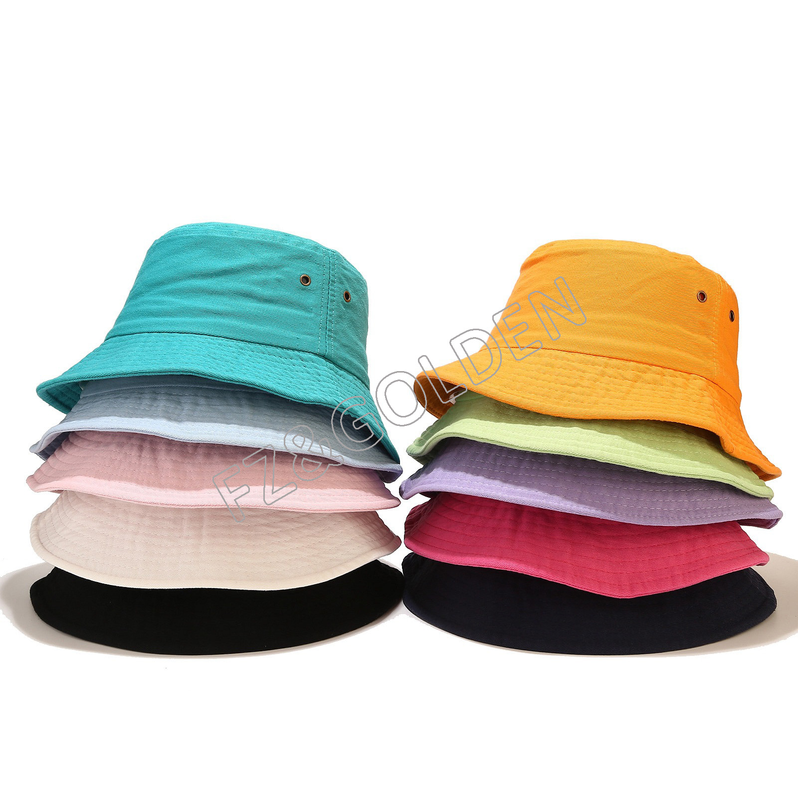 Best-Selling Reflective Winter Hat Manufacturers - 
 Unisex 100% Cotton Packable Sun Unisex Beach Bucket Hat for Men Women Kid  - FUZHI