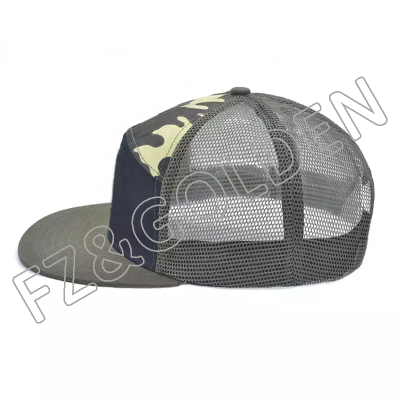 FZBC20250722-7 7 panel custom colors baseball caps snapback trucker snapbacks