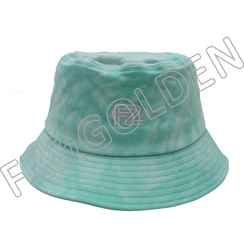 Export Packable Hat Manufacturer - 
 100% Cotton Tie-dyed Adult Hat   - FUZHI