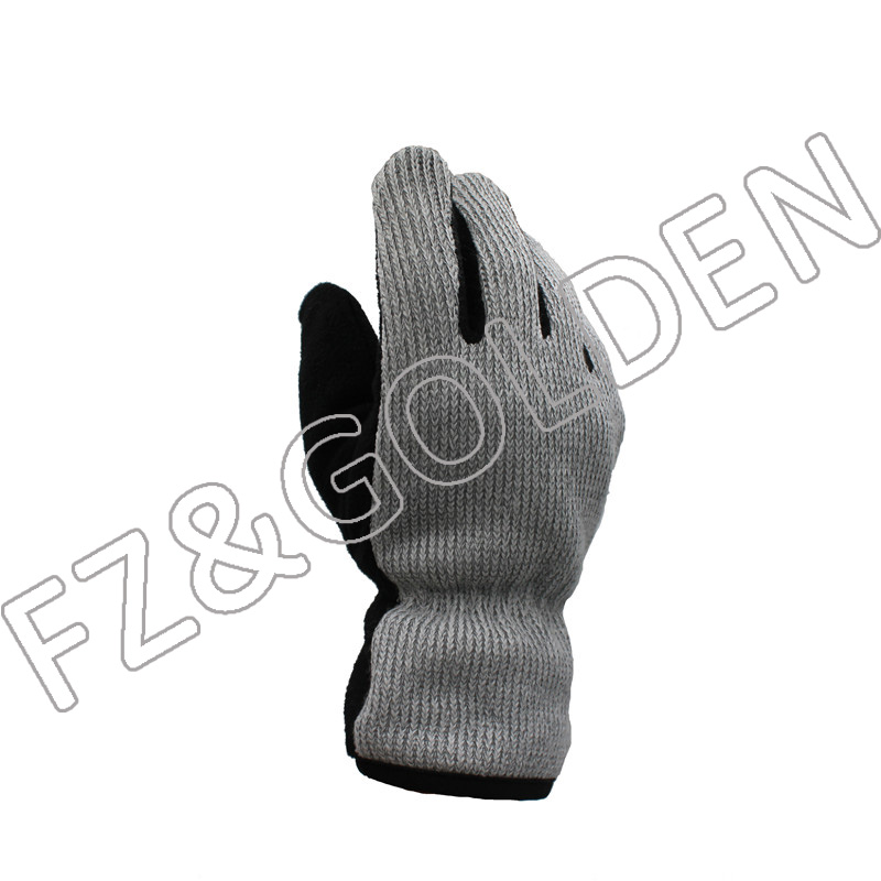 Cheapest Reflective Scarf Supplier - 
 Reflective Knitted Adult Glove  - FUZHI