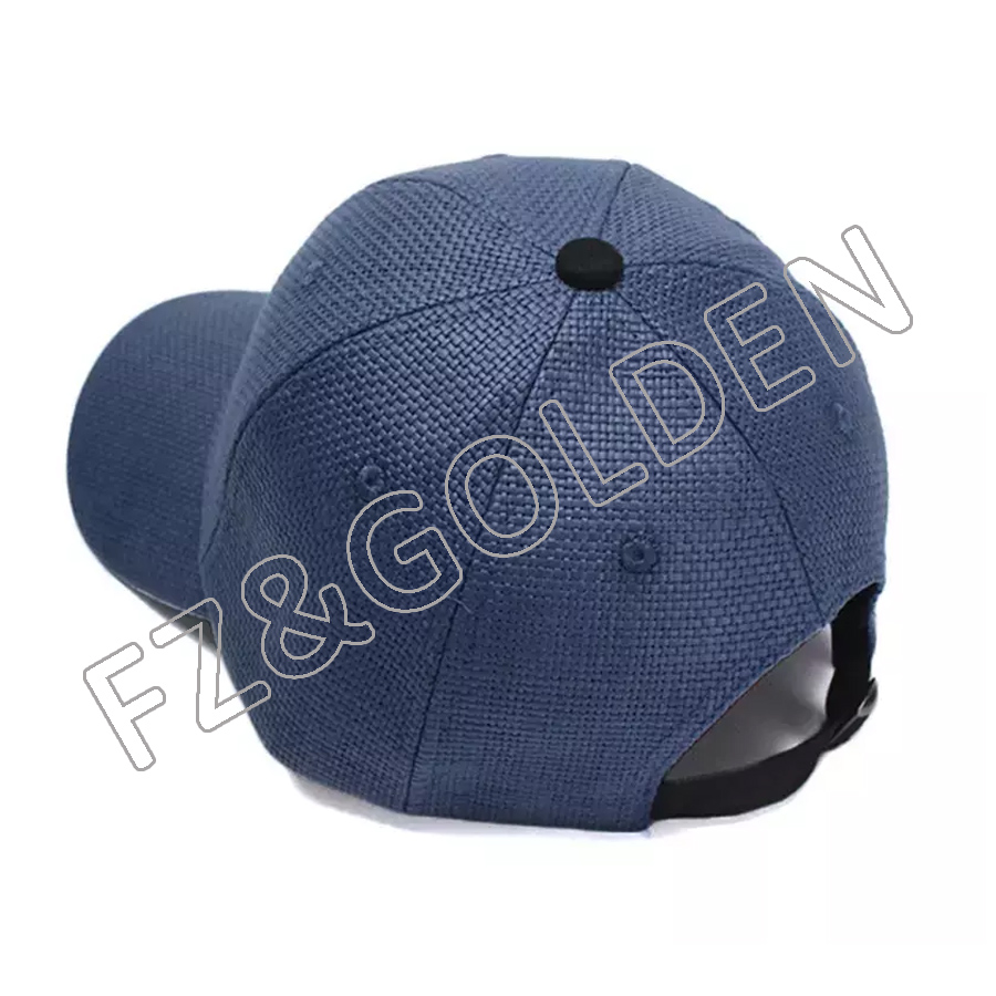 FZBS20250729-4 New Arrival girls straw baseball cap hat for women woman