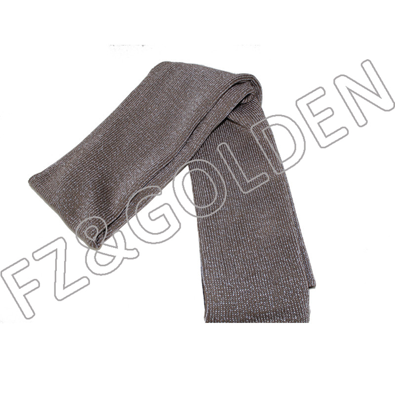 High-Quality Knitted Scarf - 
 Reflective knitted adult scarf   - FUZHI