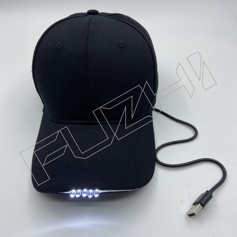 FZLC-3001 6 panel LED  baseball cap