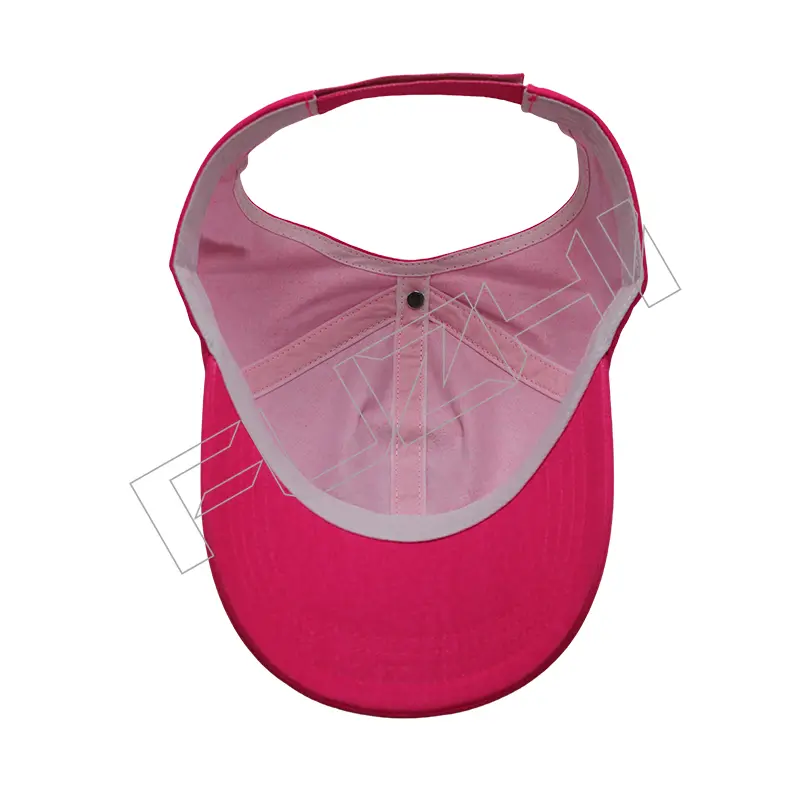 FZSC-2001 6 panel outdoor cotton sport cap can tie a high ponytail without a cap women’s summer sun sunscreen empty top cap sun cap