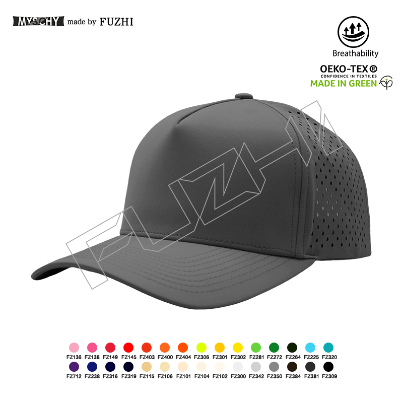 FZSC-1003 5 panel laser holes baseball cap