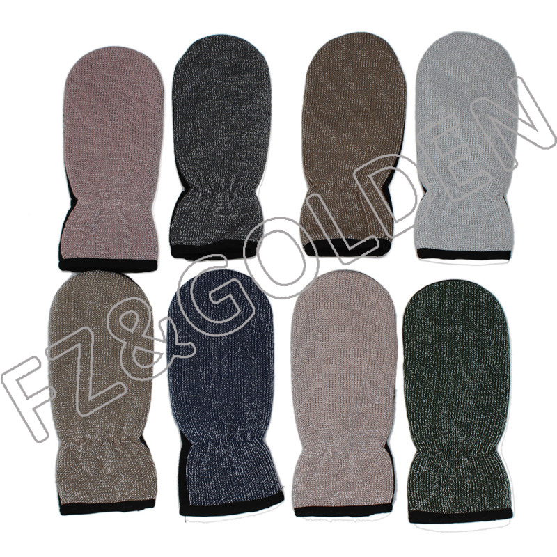 OEM/ODM Cotton Glove Supplier - 
 Reflective Knitted Adult Mitten  - FUZHI