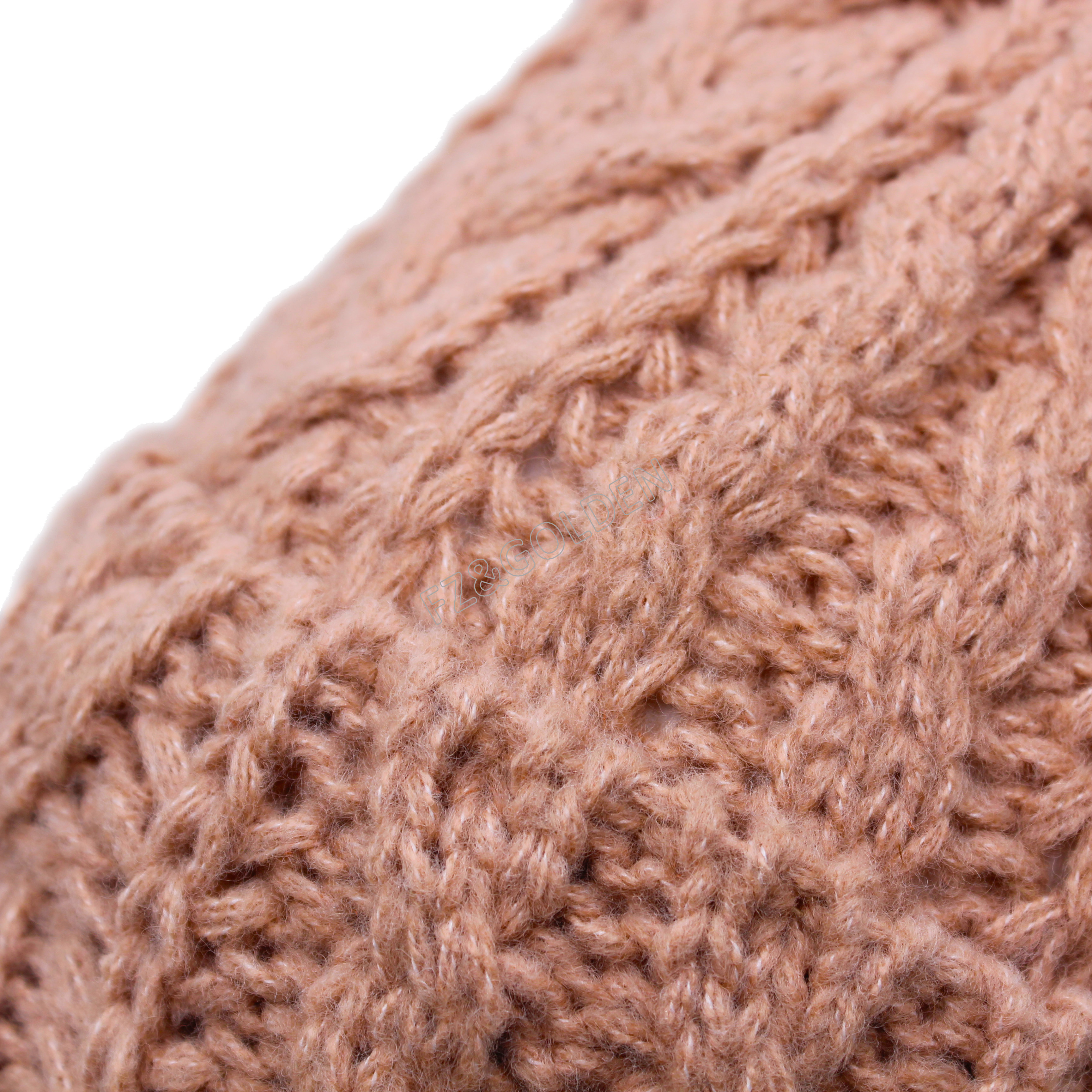 China Beanie Cap Suppliers - 
 100% Recycled Polyester Knitted Hat  - FUZHI