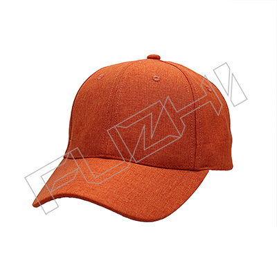 FZBC-7004 6 panel linen baseball cap