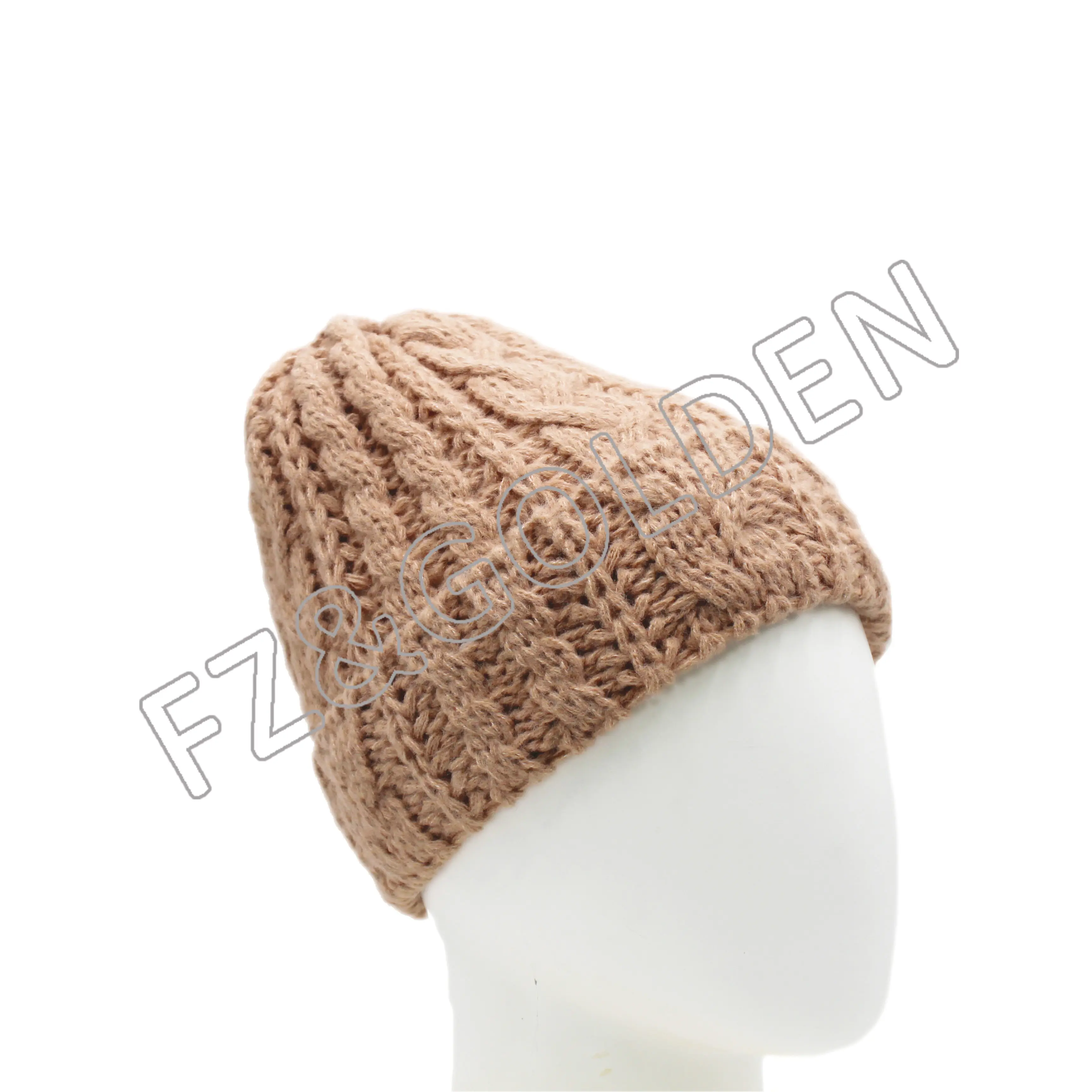 China Winter Knitted Hats Supplier – 
 100% Recycled Polyester Knitted Hat  – FUZHI