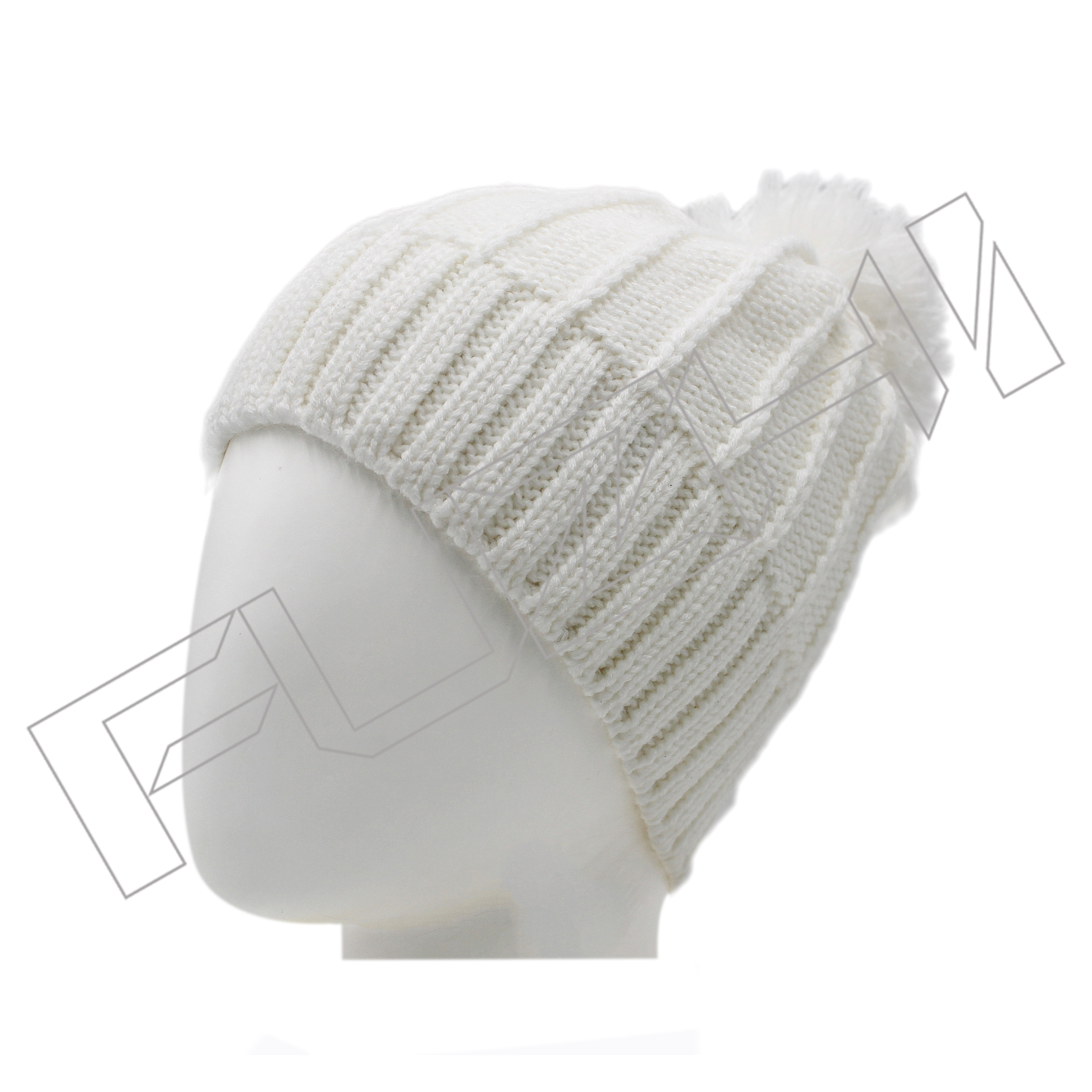 FZBH-7001 Pom pom beanie