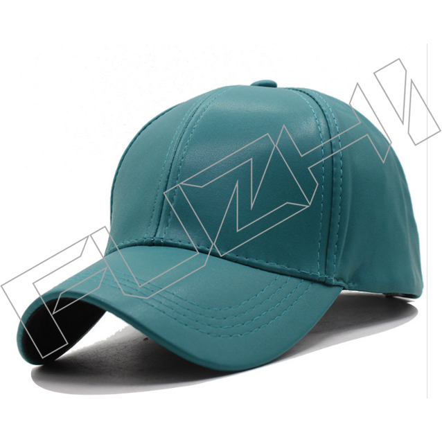 FZBH-1001 6 panel leather cap