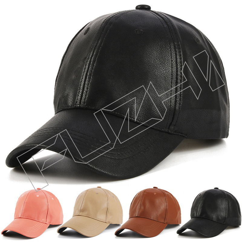FZBH-1001 6 panel leather cap