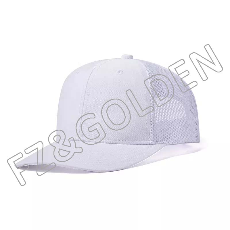 FZBC20250716-7 High Profile 6 Panel Hats Gorra Men Sports Cotton Custom Embroidery Logo Mesh Truc...