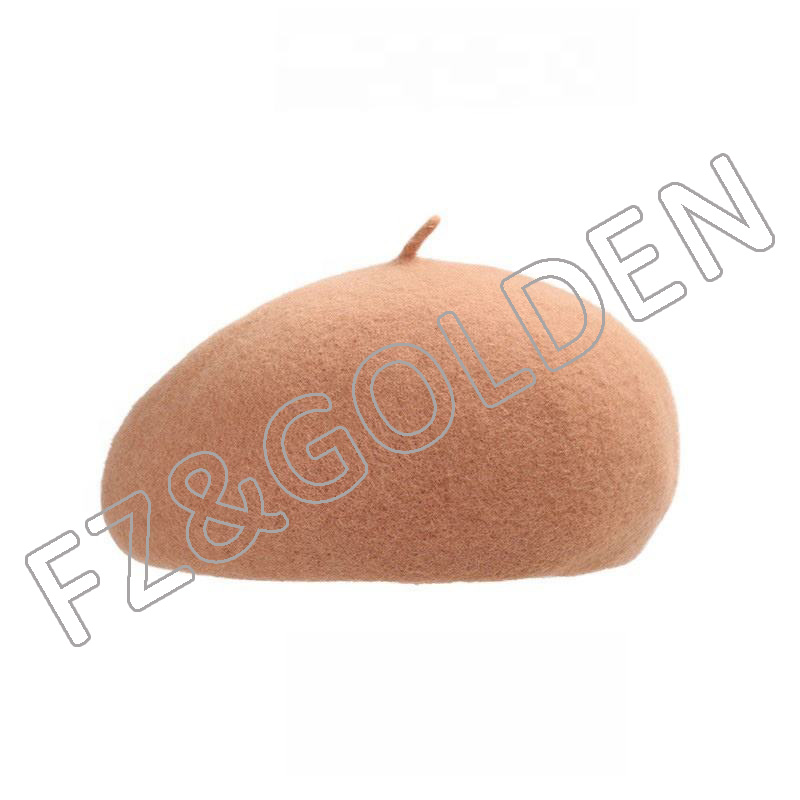 OEM/ODM Fur Bucket Hat Manufacturers - 
 New Arrival Wool Warm Knit French Paris Beret Hat for Women  - FUZHI