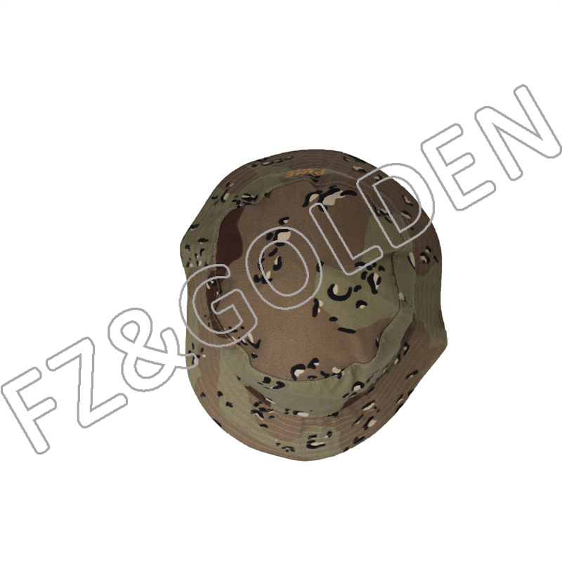 China Hat - 
 Bulk Custom Logo Fisherman Bucket Hat  - FUZHI