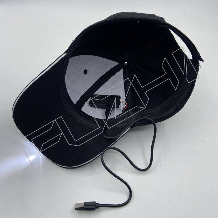 FZLC-3001 6 panel LED  baseball cap