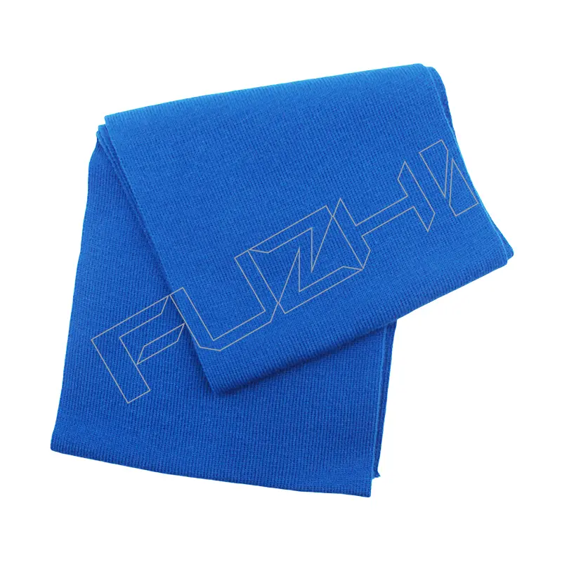 FZSC-3021 Customized men and women’s  winter warm knitted beanie scarf glove set outdoor weatherproof acrylic knitted beanie scarf  glove