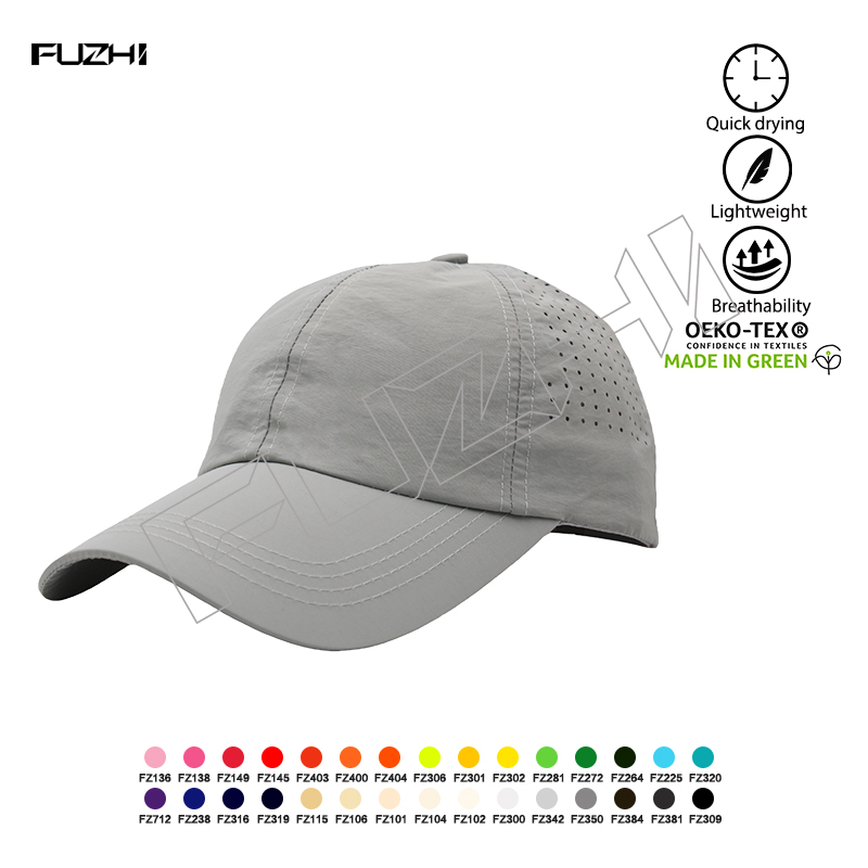 FZSC-2006 Outdoor recreation ultralight sport sun protection cap laser holes cap