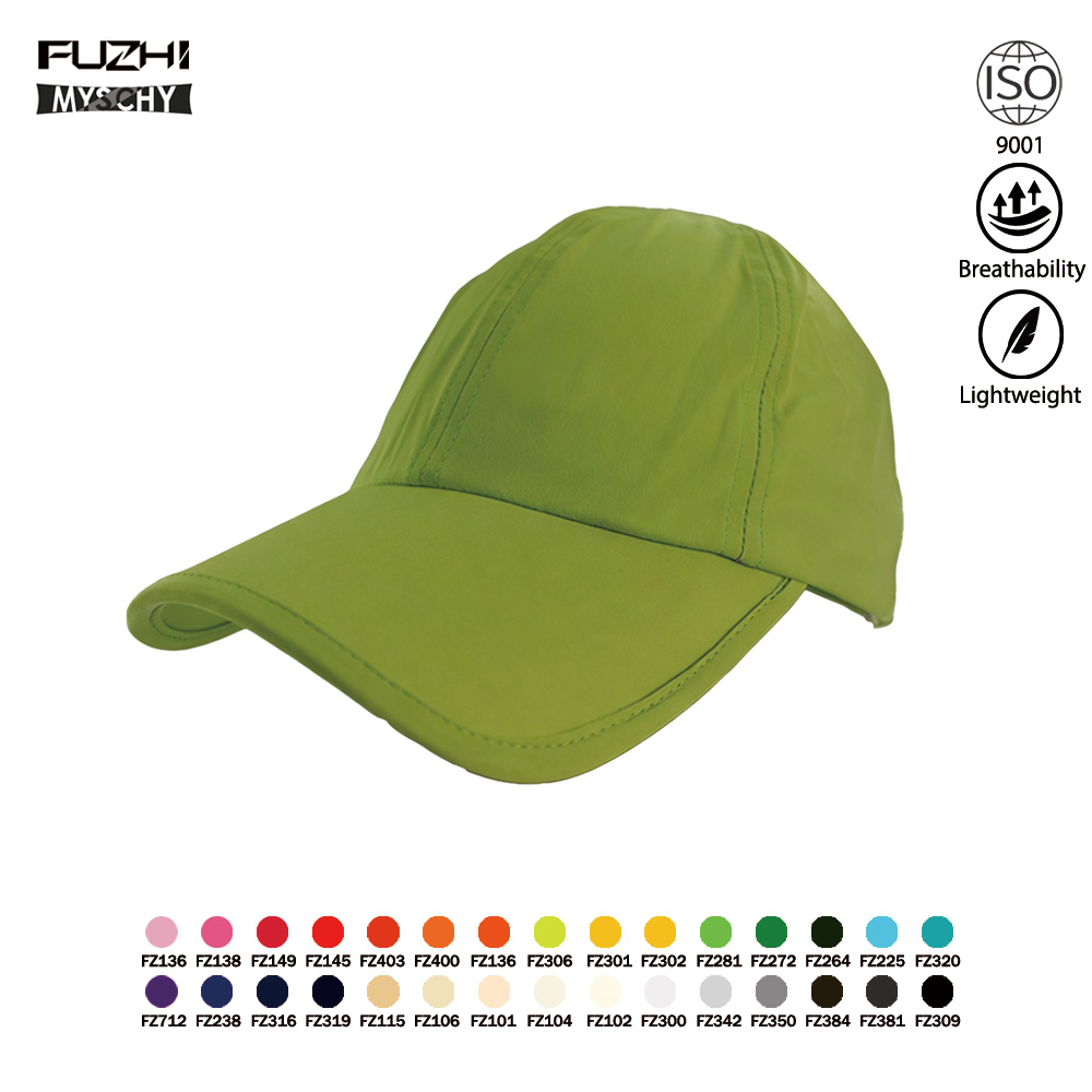 FZBC-2505 6 panel portable sport cap sport fold cap