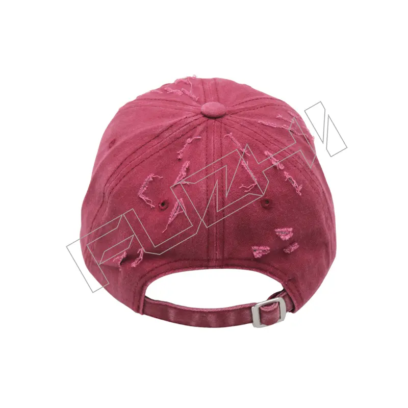FZBC-6101 Korean broken washed vintage cap spring and summer shade washed to do old hole baseball cap soft top thin cap