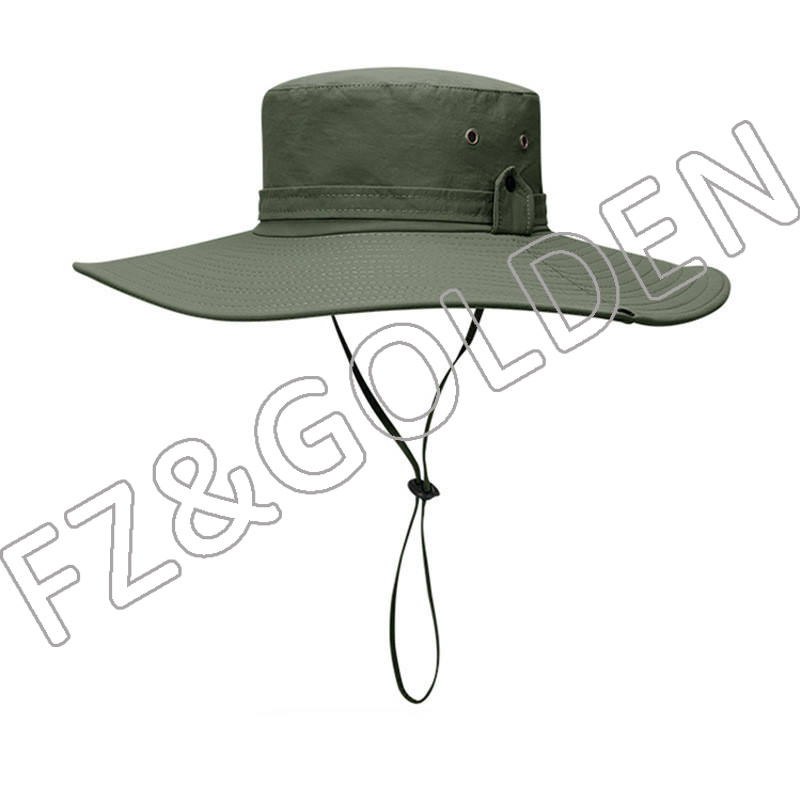 Wholesale Hat Suppliers - 
 Waterproof Sun Outdoor UV Protection Bucket Mesh Boonie Adjustable Fishing hats & caps  - FUZHI